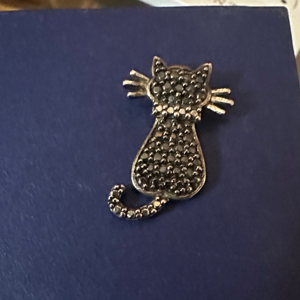 Sterling Silver Cat charm